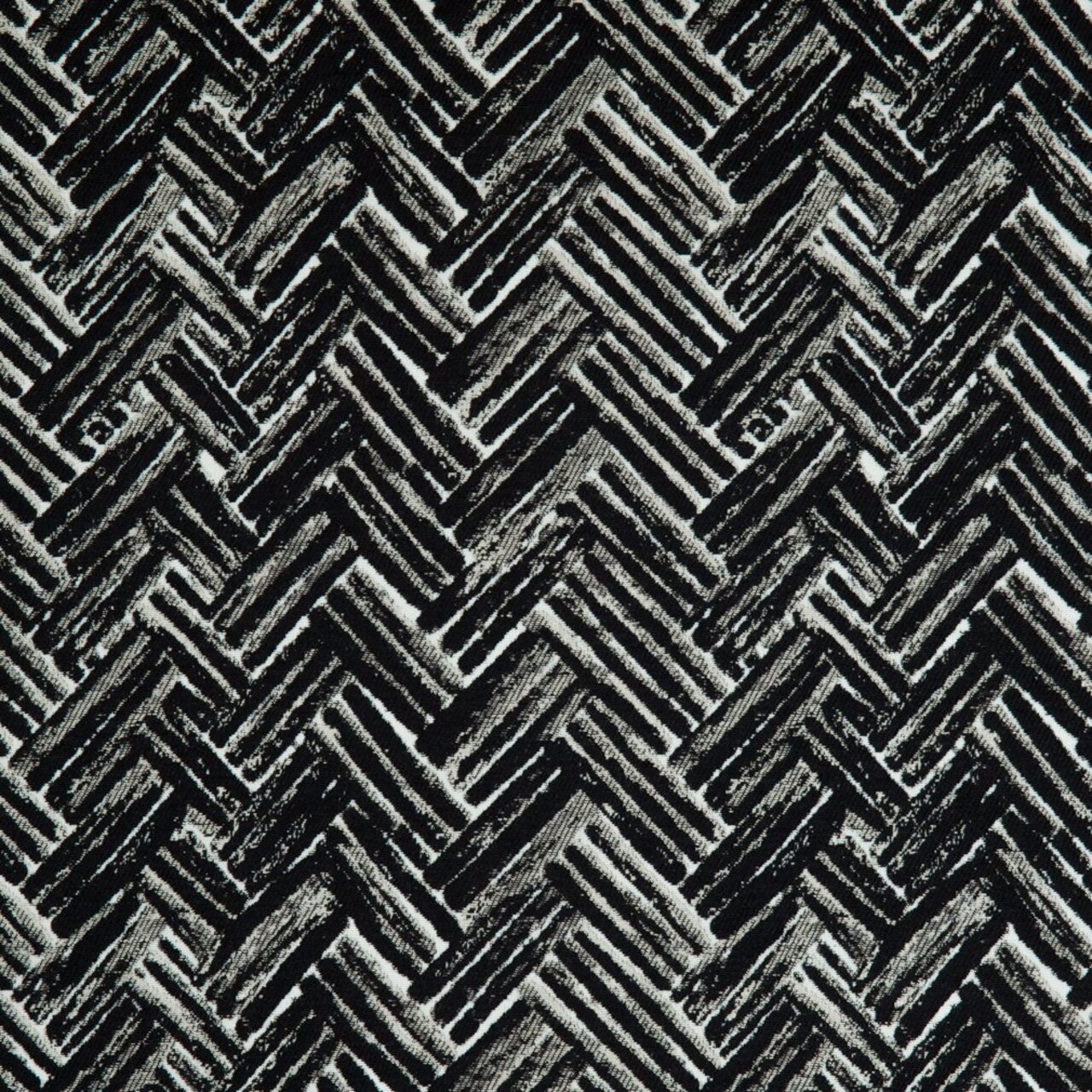 Upholstery Fabric - Black Abstract & Geometric Upholstery Fabric 54 Inches"